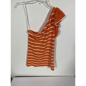 lily‎ pulitzer Top Xs Off Shoulder Orange X1